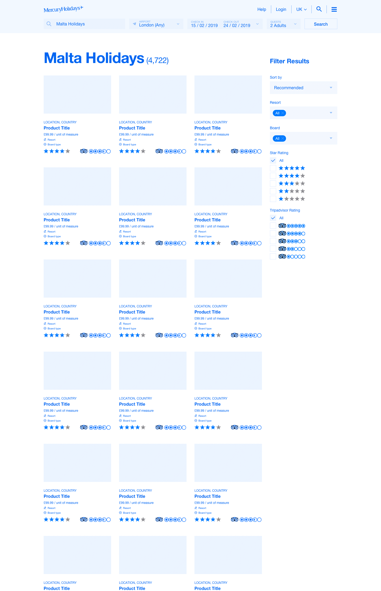 Wireframe for Mercury